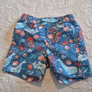 Hatley boys size 12-18 months swim shorts under the sea design, VGUC
